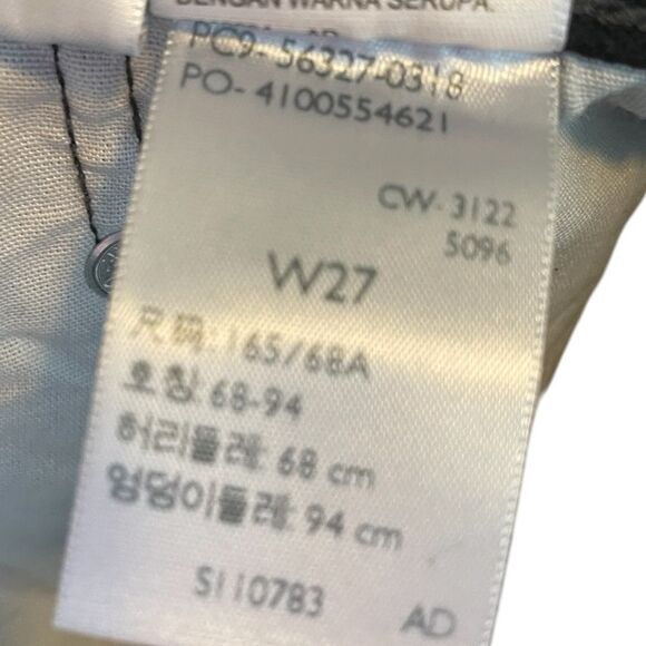 Levi’s 501 Original Cutoff Denim Short Black Size 27 - Picture 6 of 6